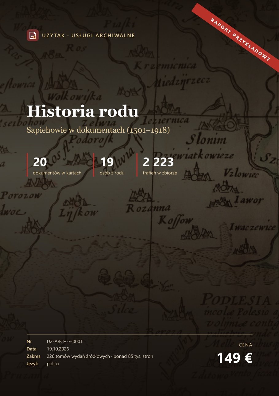 Historia rodu · 149 €