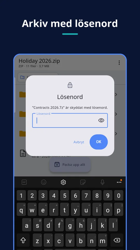 UZYTAK Archive — Arkiv med lösenord