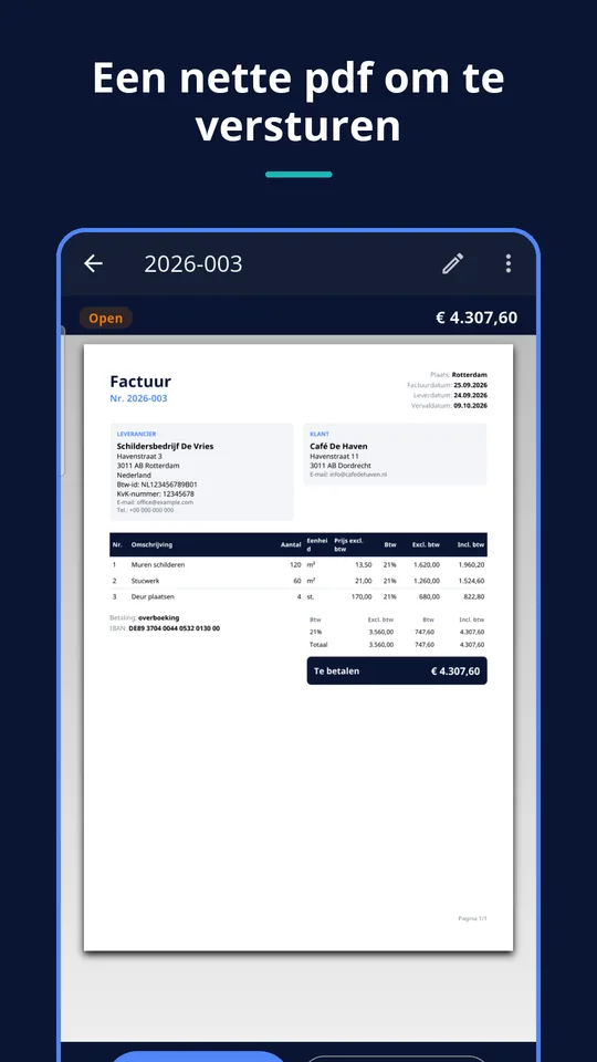 UZYTAK Faktura — Factuur als pdf