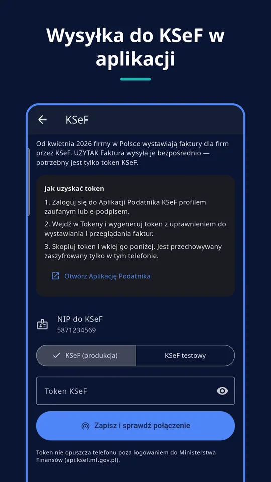 UZYTAK Faktura — KSeF