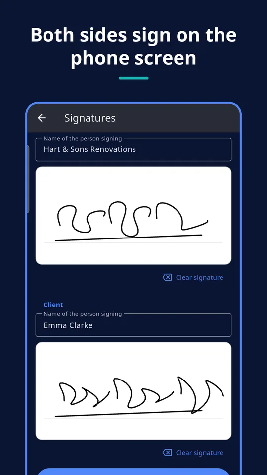 UZYTAK Handover — Signatures