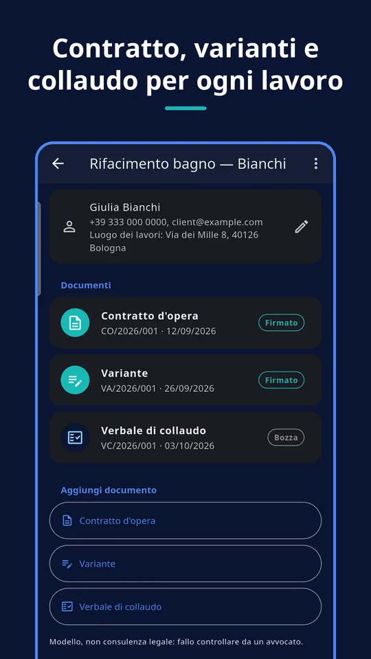 UZYTAK Handover — Lavoro