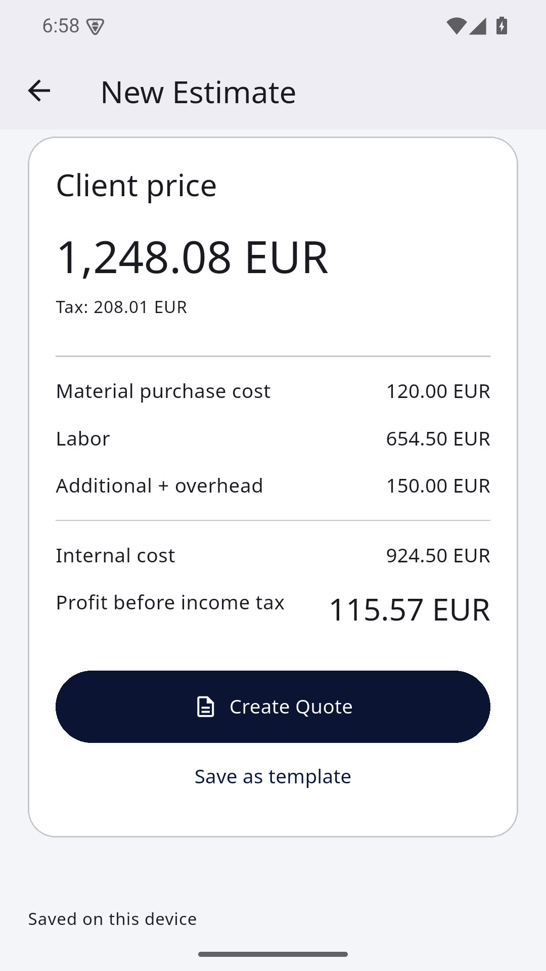Understand cost and profit