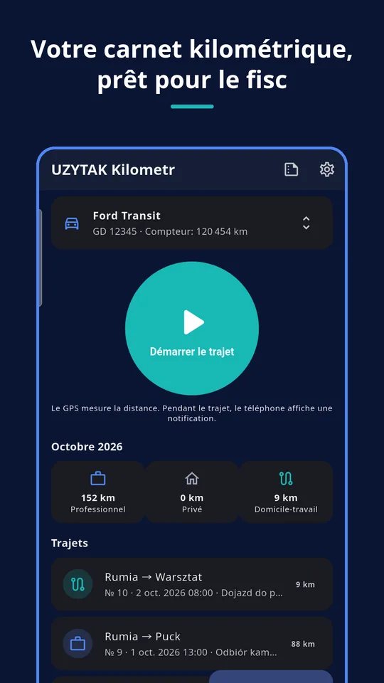 UZYTAK Kilometr — Accueil