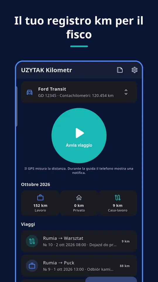 UZYTAK Kilometr — Home