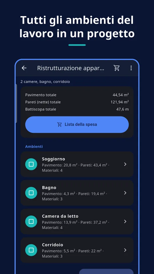 UZYTAK Materials — Progetto con ambienti