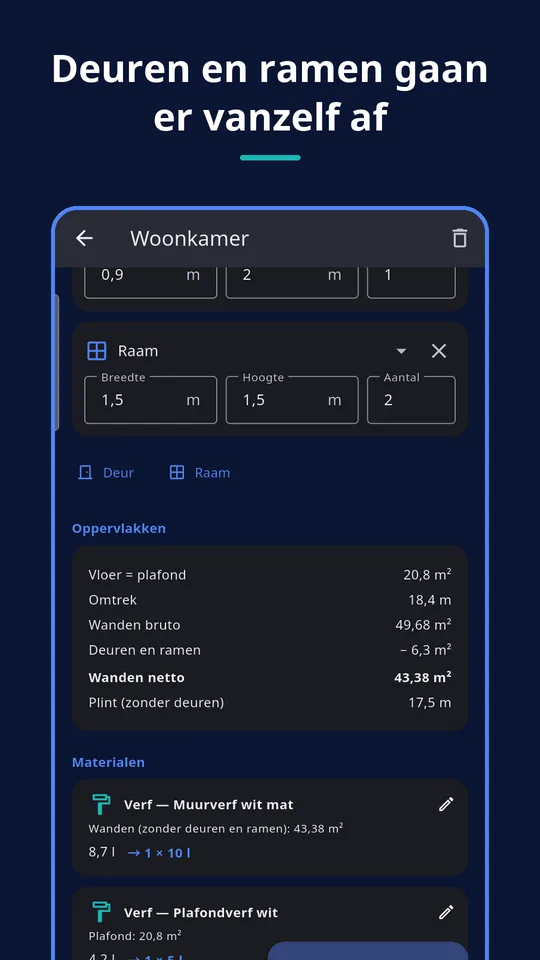 UZYTAK Materials — Ruimte