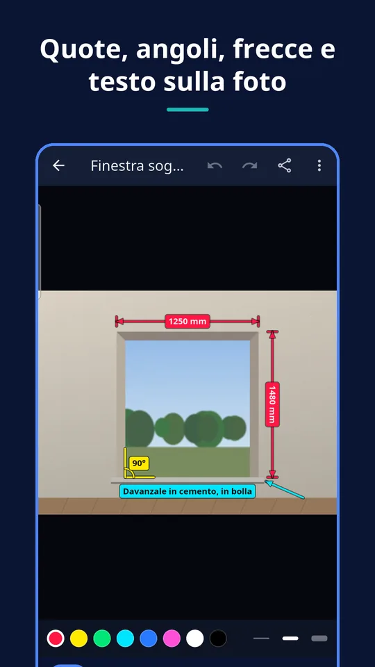 UZYTAK Photo Measures — Disegna sulla foto