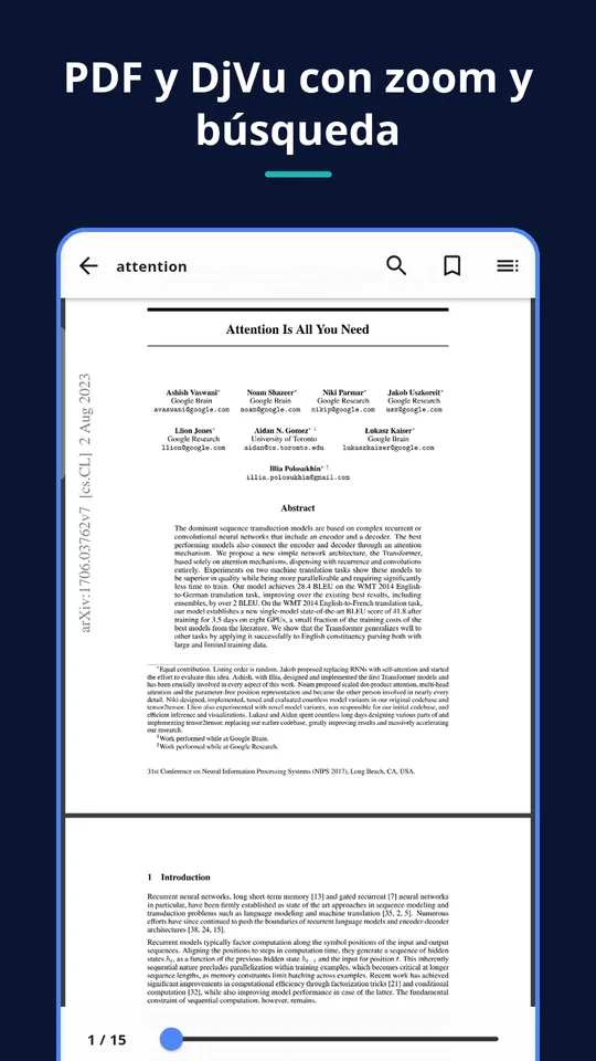 UZYTAK Reader — PDF y DjVu con zoom y búsqueda