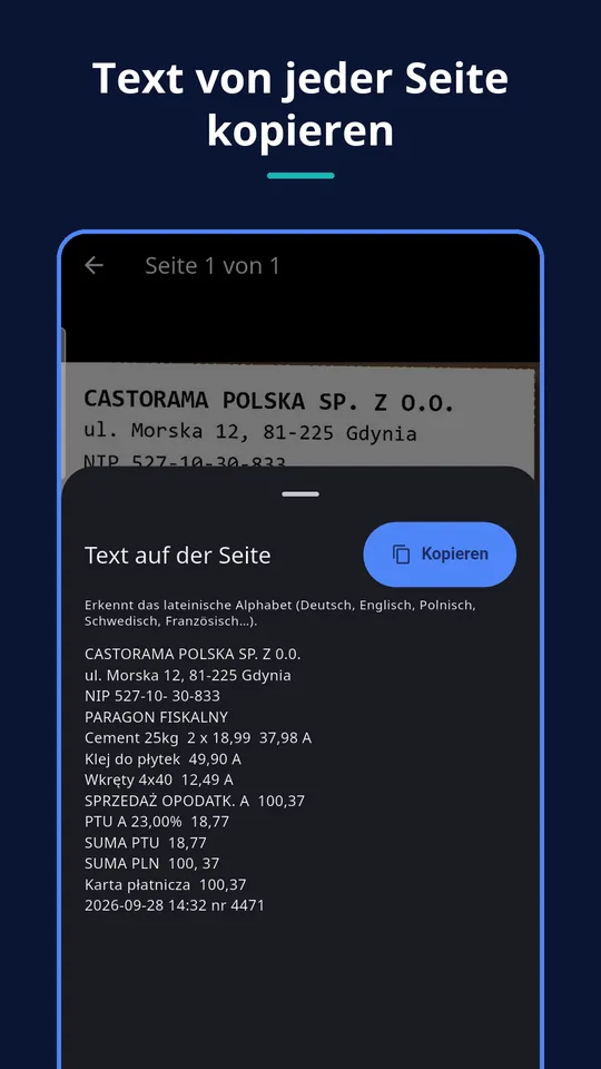 UZYTAK Scan — Paket für den Steuerberater