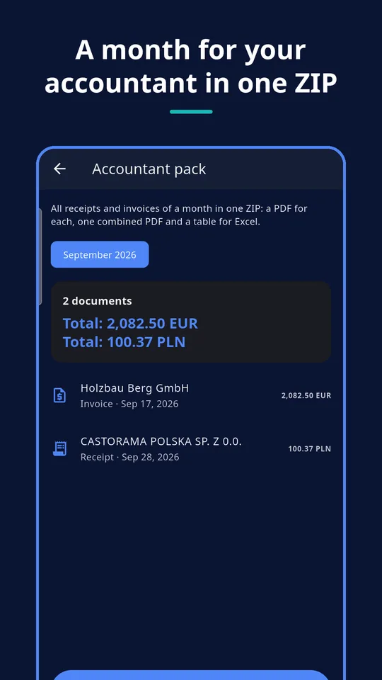 UZYTAK Scan — Invoice