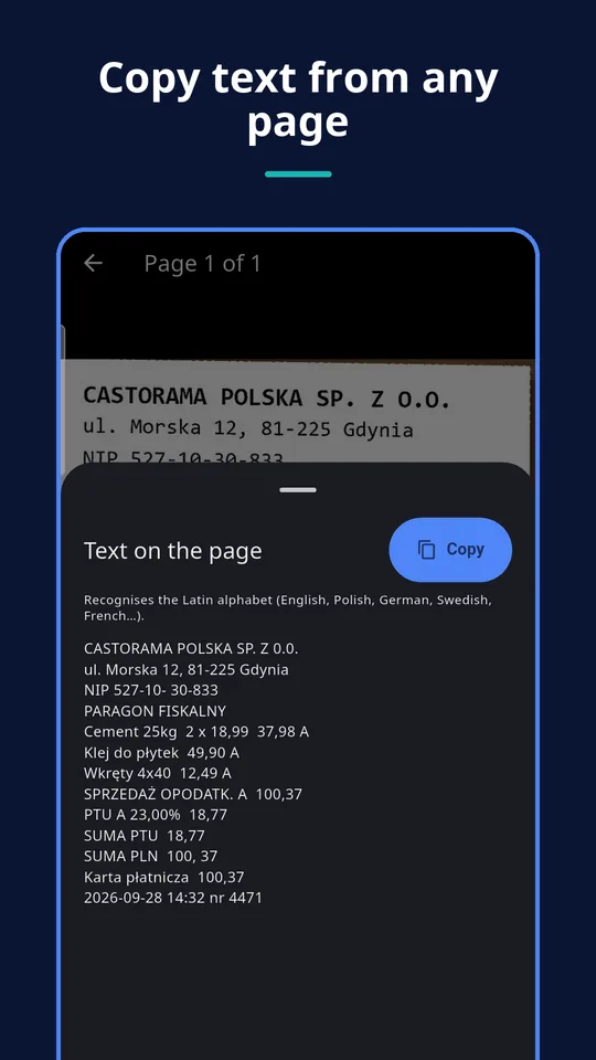 UZYTAK Scan — Accountant pack