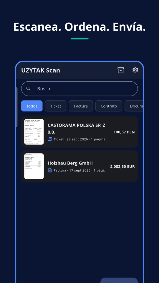 UZYTAK Scan — Biblioteca