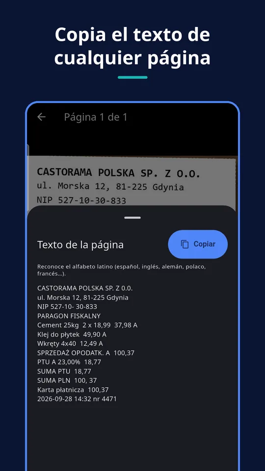 UZYTAK Scan — Paquete para el contable