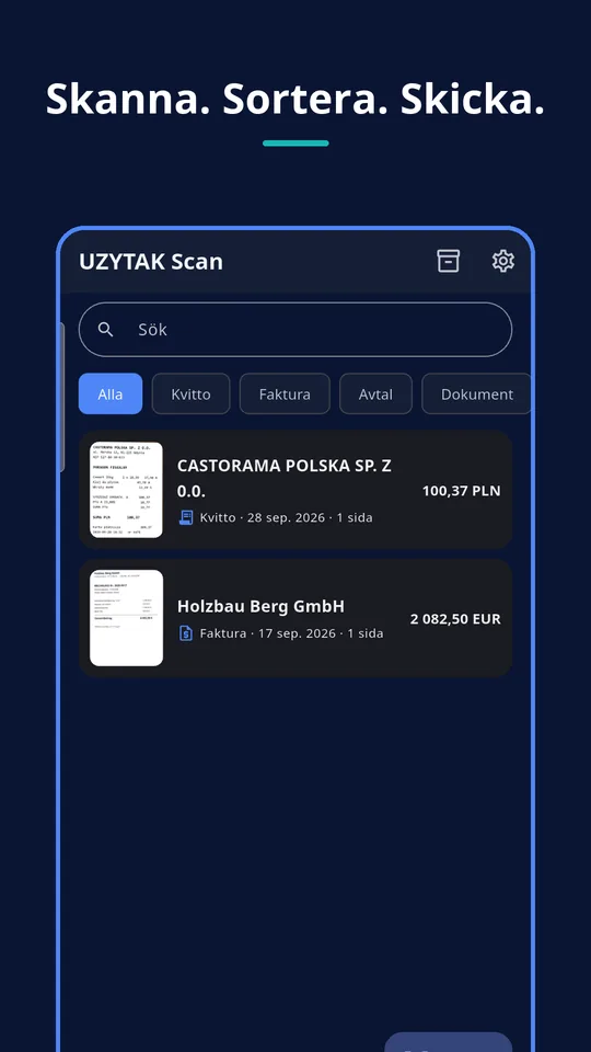 UZYTAK Scan — Bibliotek