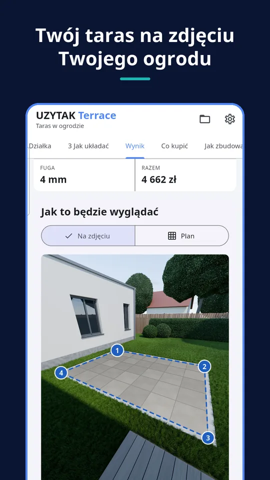 UZYTAK Terrace — Twój taras na zdjęciu Twojego ogrodu